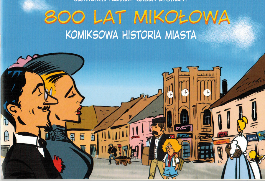 Okładka - Komiksowa  historia miasta.