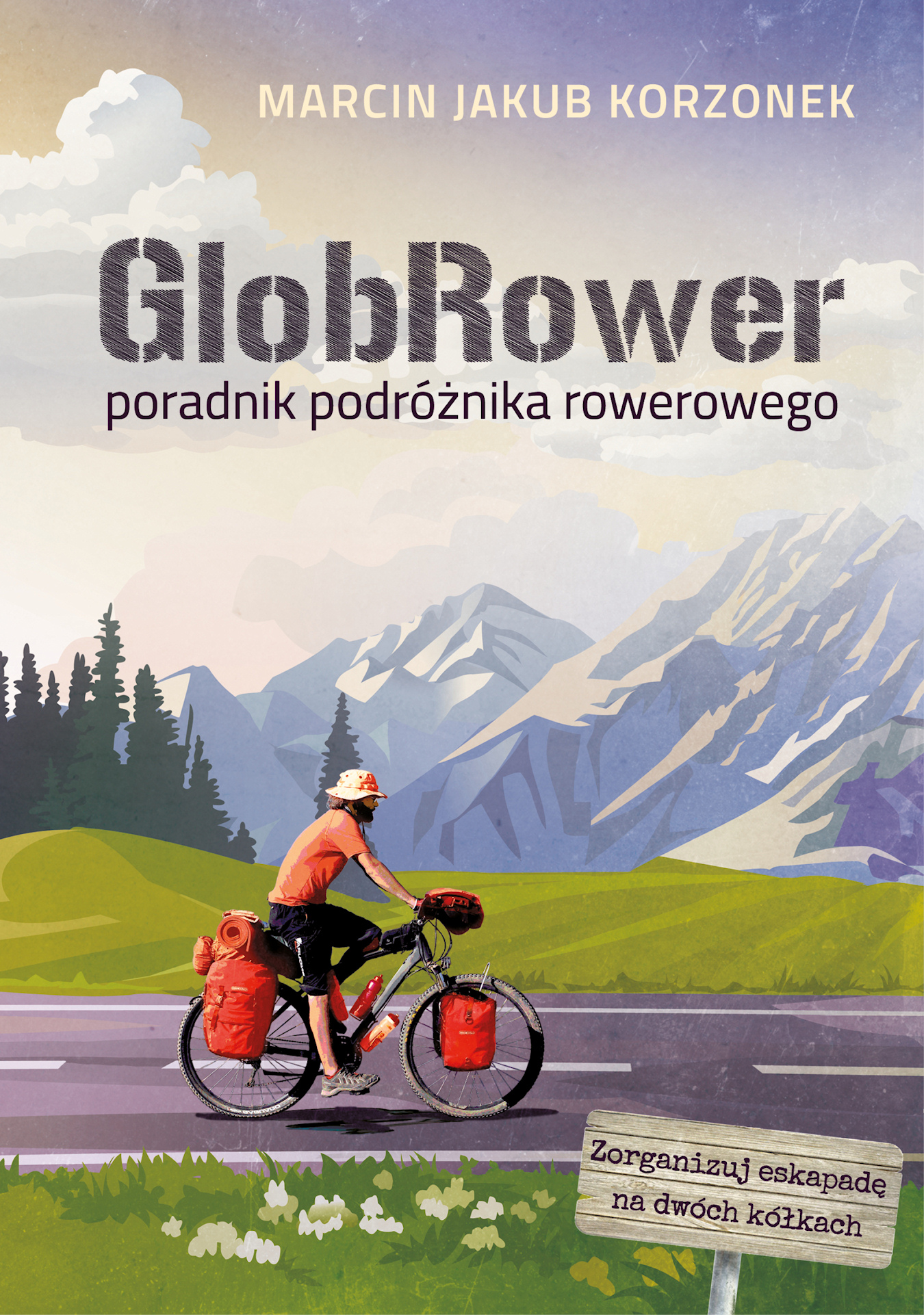 Okładka - GlobRower - poradnik podróżnika rowerowego