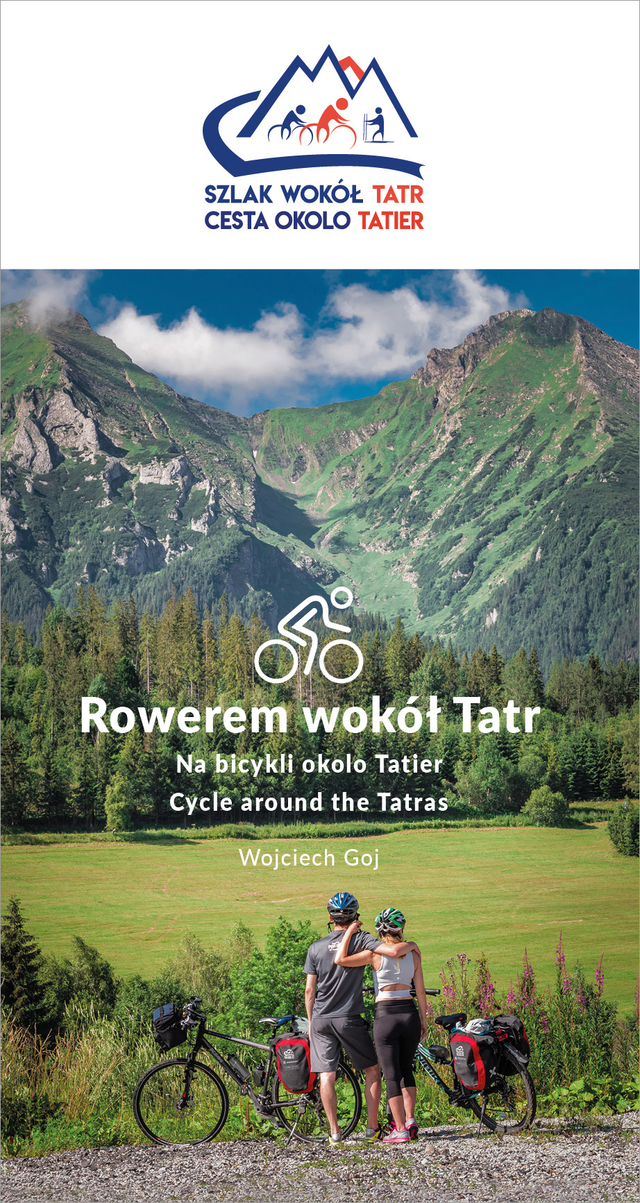 Okładka - Rowerem wokół Tatr - przewodnik rowerowy 